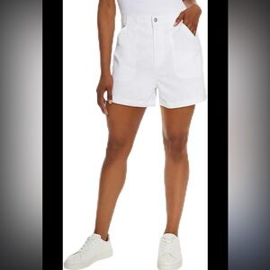 Gloria Vanderbilt High Waist White Shorts
